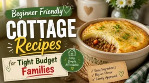 Beginner Friendly Cottage Recipes for Tight Budget Families