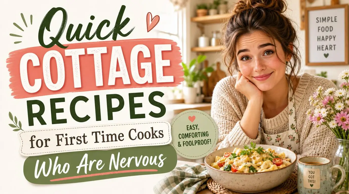 Quick Cottage Recipes for First Time Cooks Who Are Nervous